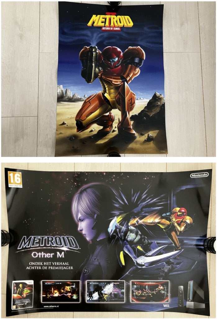 Posters Metroid II + Metroid Other M NIEUW, Ophalen of Verzenden, Nieuw, A1 t/m A3, Film en Tv