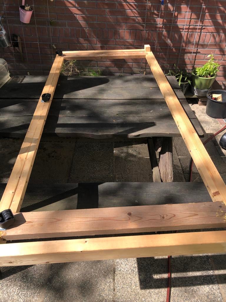 Auping onderschuifbed met onderstel - Ideaal logeerbed!, Huis en Inrichting, Ophalen, Gebruikt, 90 cm, Eenpersoons