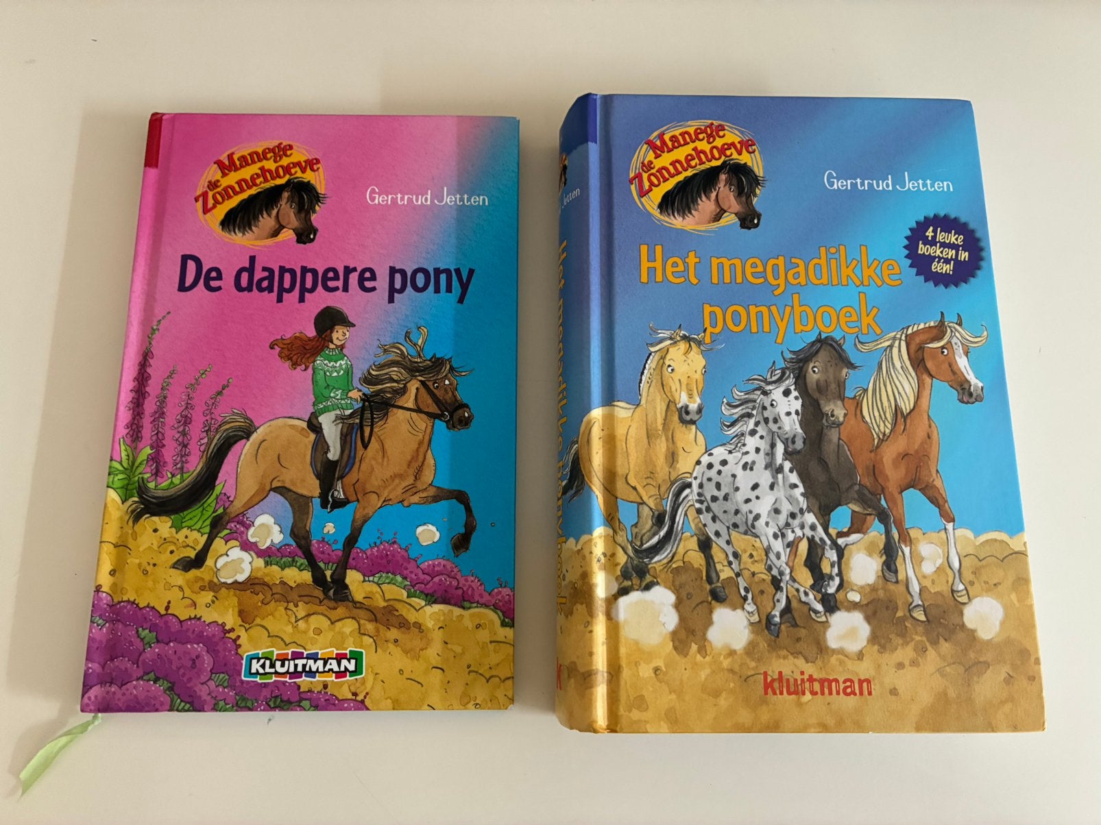 manege de zonnehoeve, Gertrud Jetten, 2 boeken, Ophalen of Verzenden, Zo goed als nieuw, Fictie algemeen