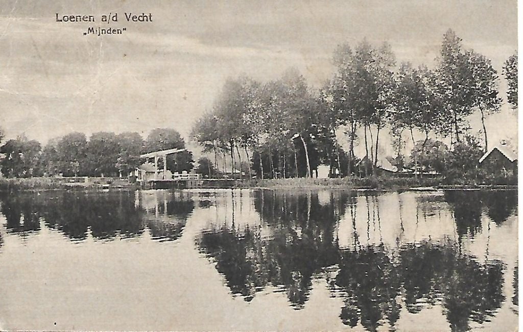 Loenen a/d Vecht- -Mijnden., Verzenden, 1920 tot 1940, Gelopen, Utrecht