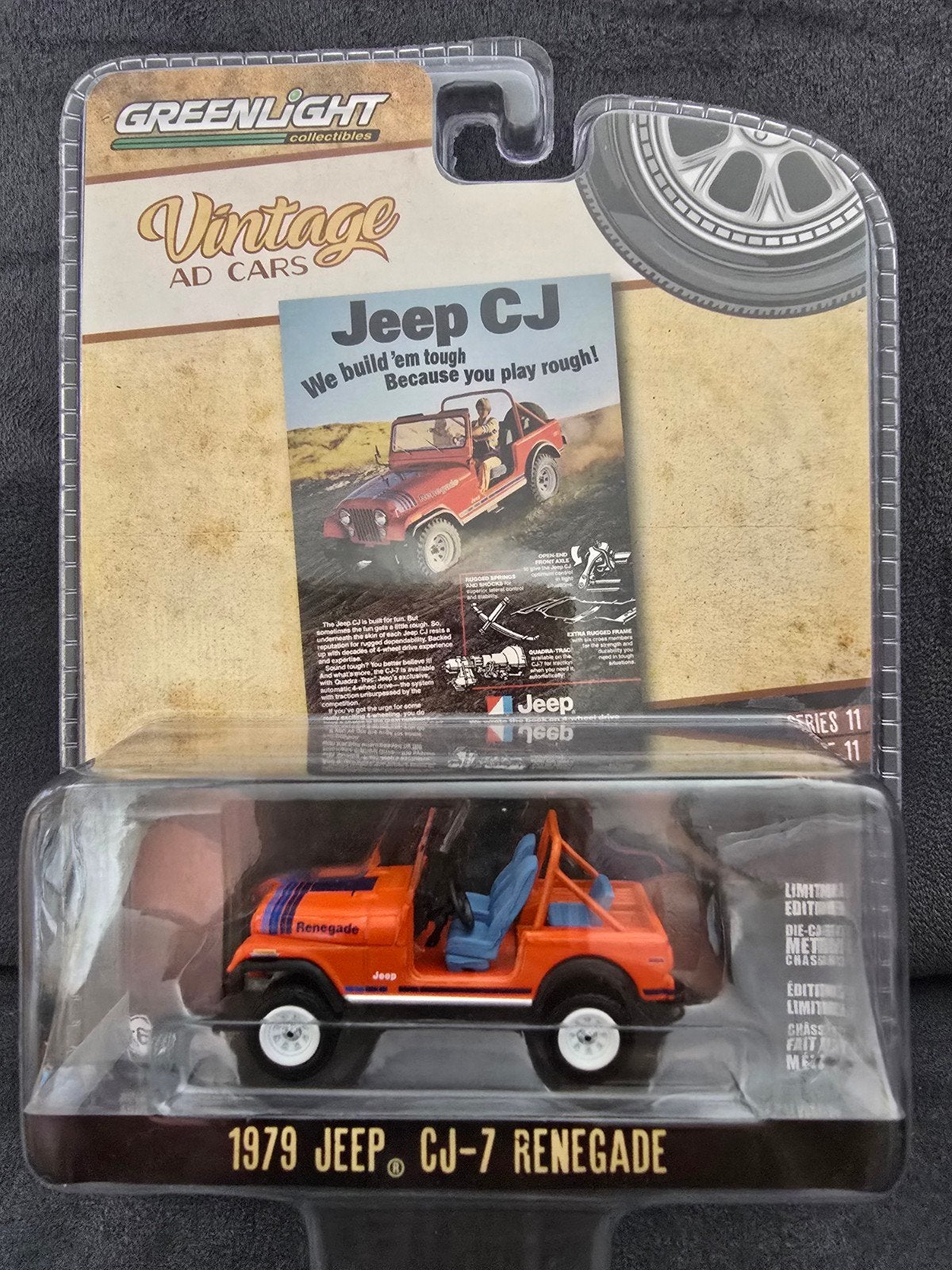 Jeep CJ-7 Renegade Greenlight 1:64, Christian@diecastcompany.nl, Auto, Diecast Company, Nieuw