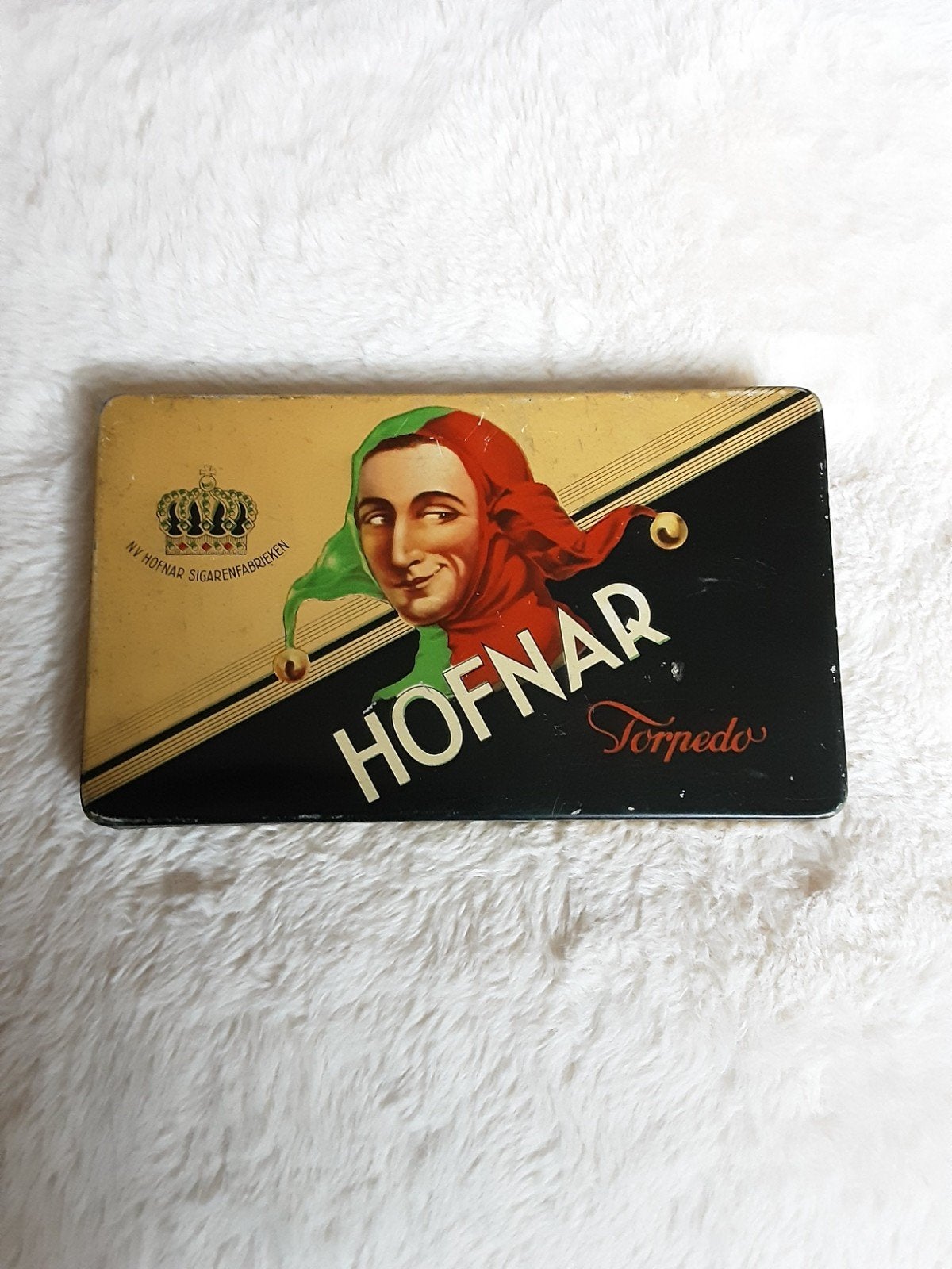 SIGARENBLIKJE , HOFNAR TORPEDO., Verzamelen, Blikken, Ophalen of Verzenden, Gebruikt, Overige