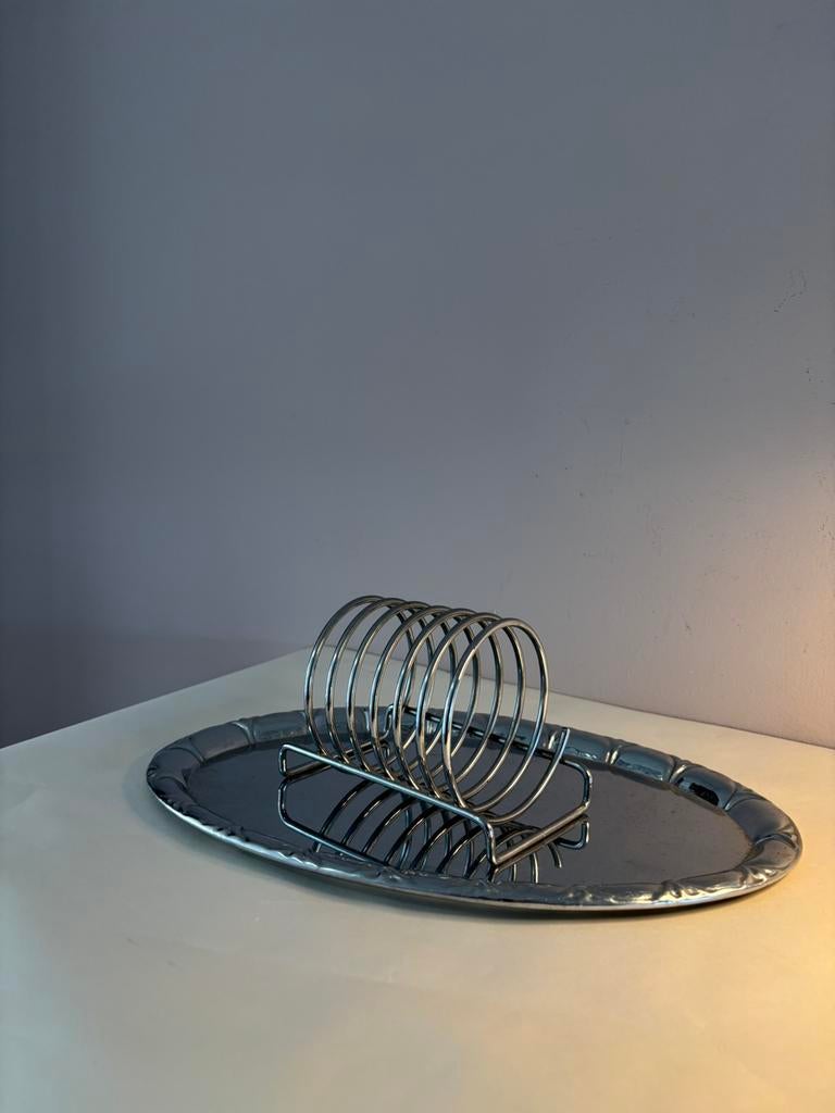 Vintage twisted servethouder briefhouder, Verzenden