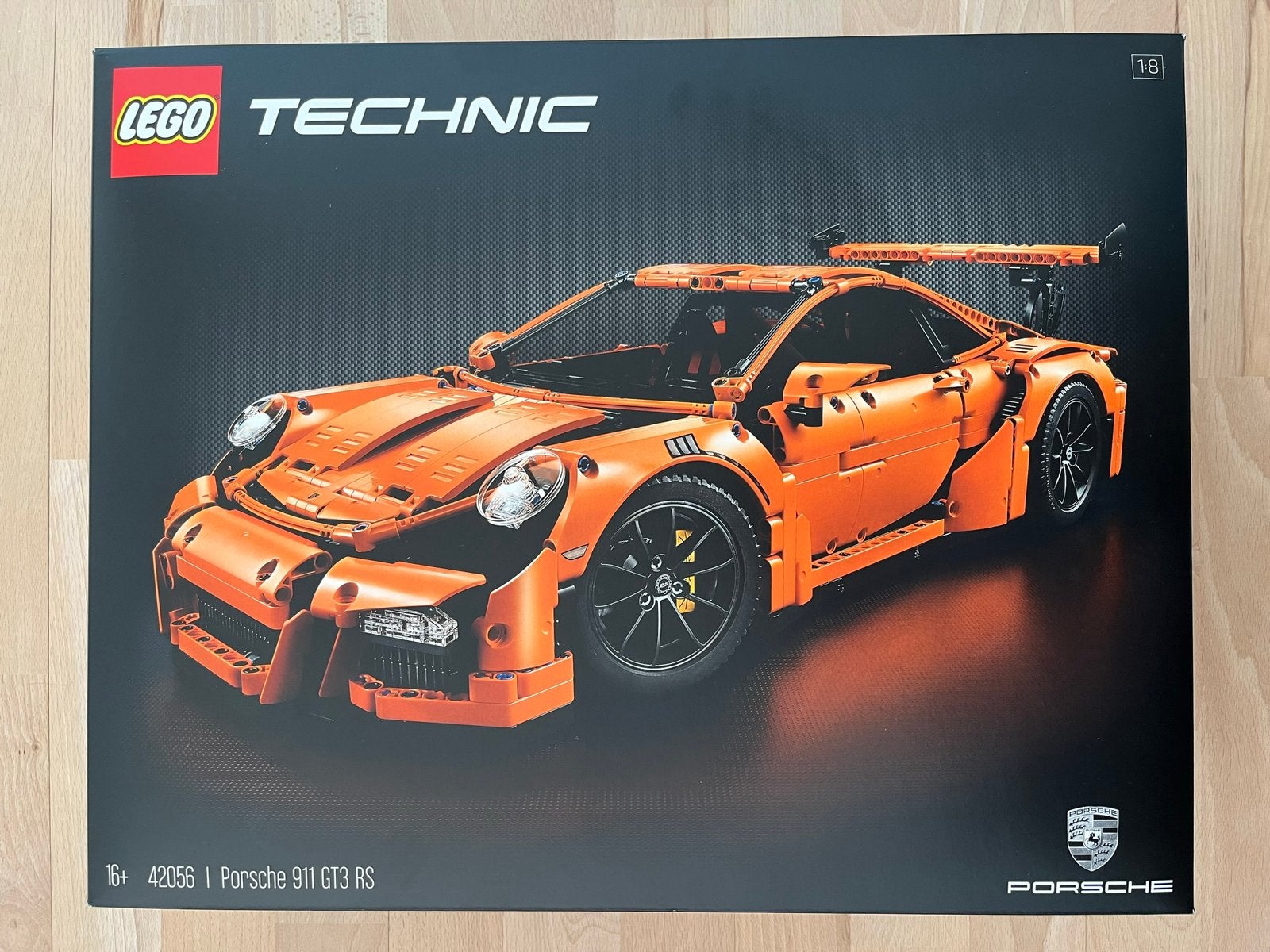 Lego Technic 42056 Porsche GT3 RS (ZGAN, 100% compleet), Ophalen, Lego, Zo goed als nieuw, Technic