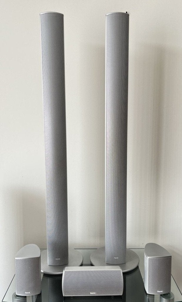 MAGNAT NEEDLE 9000 Alu 5.0 Home cinema speakers set, Ophalen, Gebruikt, 60 tot 120 watt, Surroundset