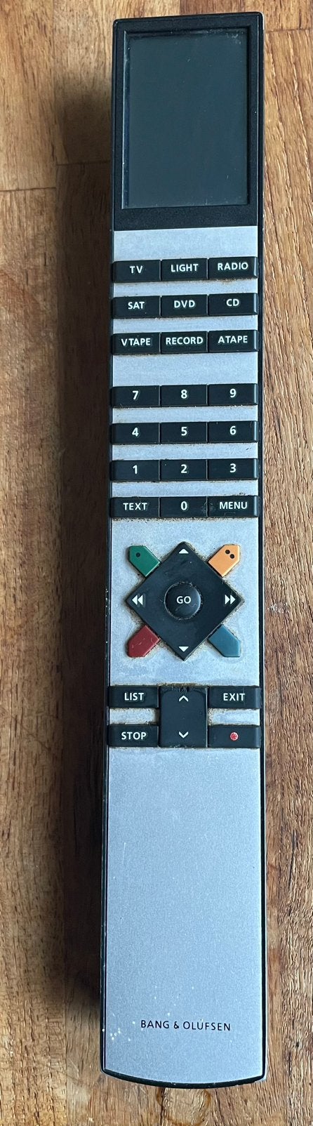 Bang en Olufsen afstandsbediening jaren 90, Ophalen of Verzenden, Gebruikt, Met display
