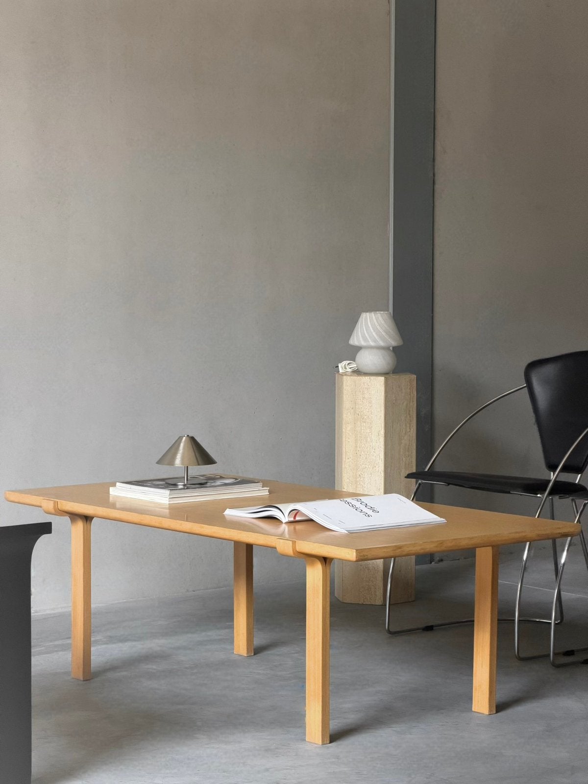 Vintage design fritz hansen salontafel, 1980s, Ophalen, 100 tot 150 cm, 50 tot 100 cm, Zo goed als nieuw