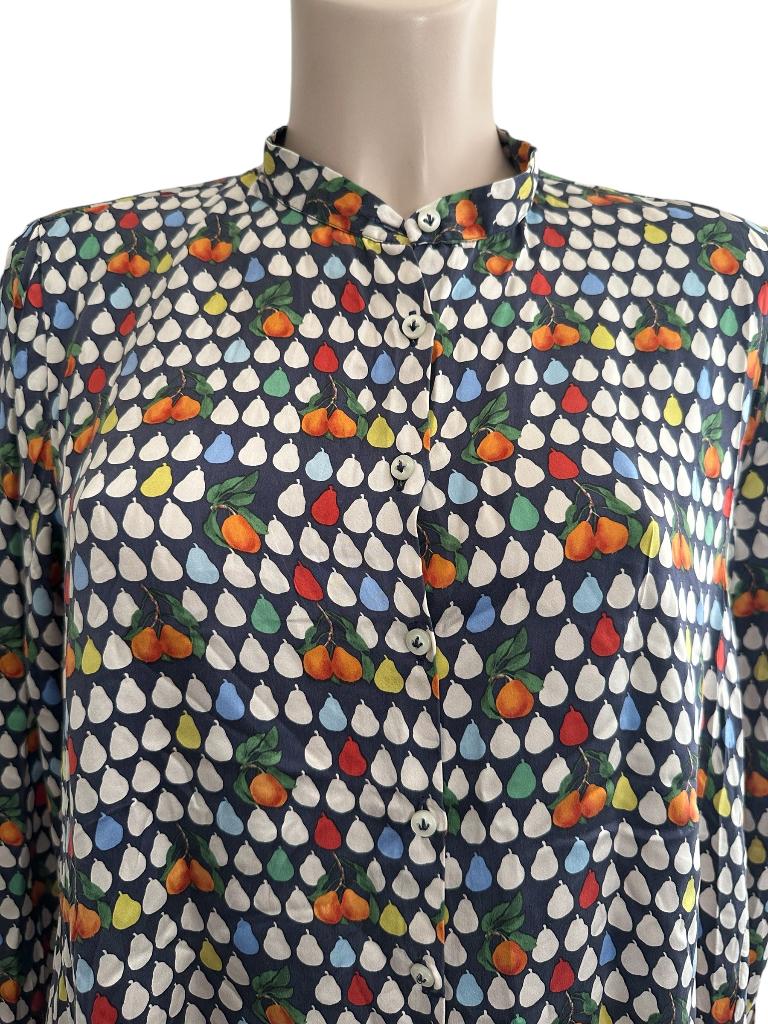 Robert Friedman blouse XL, Blauw, Maat 46/48 (XL) of groter, Ophalen of Verzenden, Zo goed als nieuw