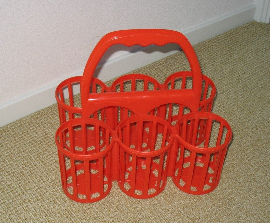 Vintage flessendrager, Ophalen of Verzenden, Huis en Inrichting