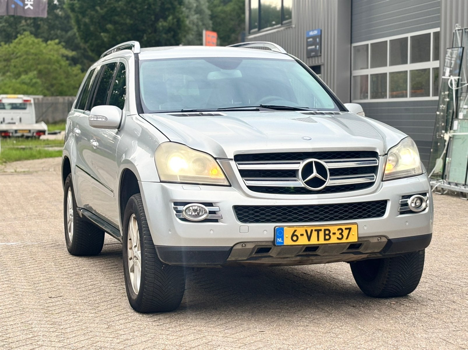 Mercedes-Benz GL420 CDI 4X4 4Motion Grijs kenteken, Automaat, Stof, Mercedes-Benz, Bedrijf