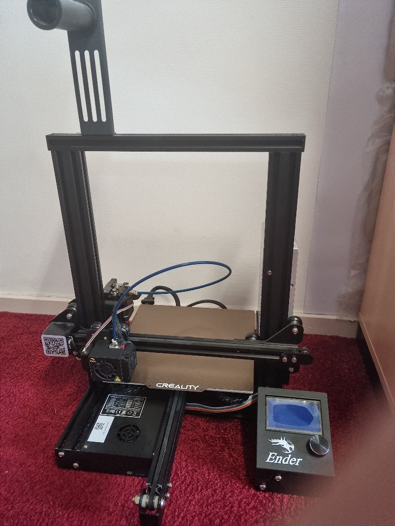 Ender 3 3D-printer (Geüpgraded & Stil!), Computers en Software, Ophalen, Gebruikt, Creality Ender 3 V2, Filament