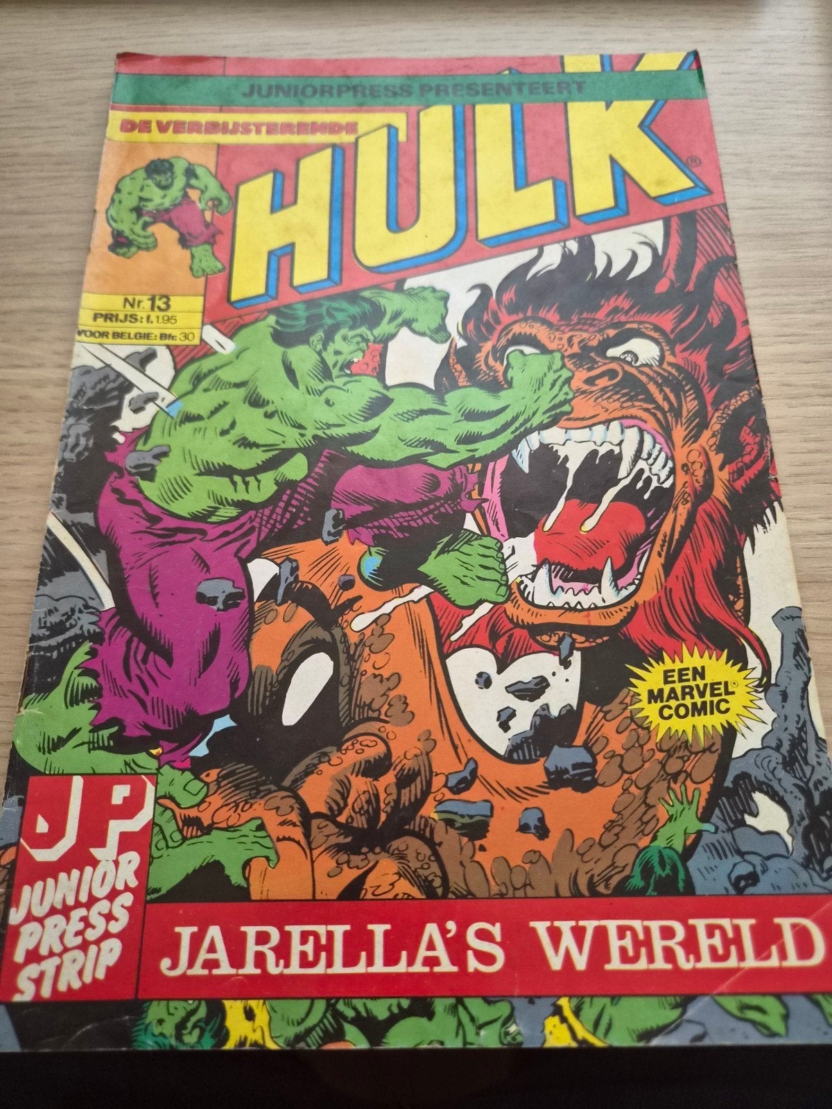 De Verbustende Hulk Nr. 13 - Juniorpress Strip, Boeken, Eén comic, Ophalen of Verzenden, Gelezen, Amerika