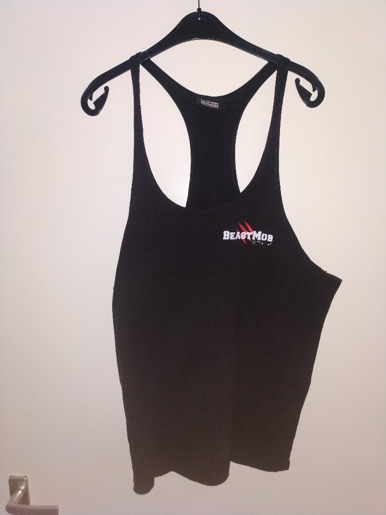tank-top heren maat L beastmob zwart, Beast mob, Zwart, Overige maten, Ophalen of Verzenden