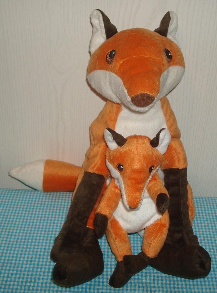 IKEA vos RAV met jong / klein vosje Vandring bruin/ oranje, Ophalen of Verzenden, Zo goed als nieuw, Overige typen