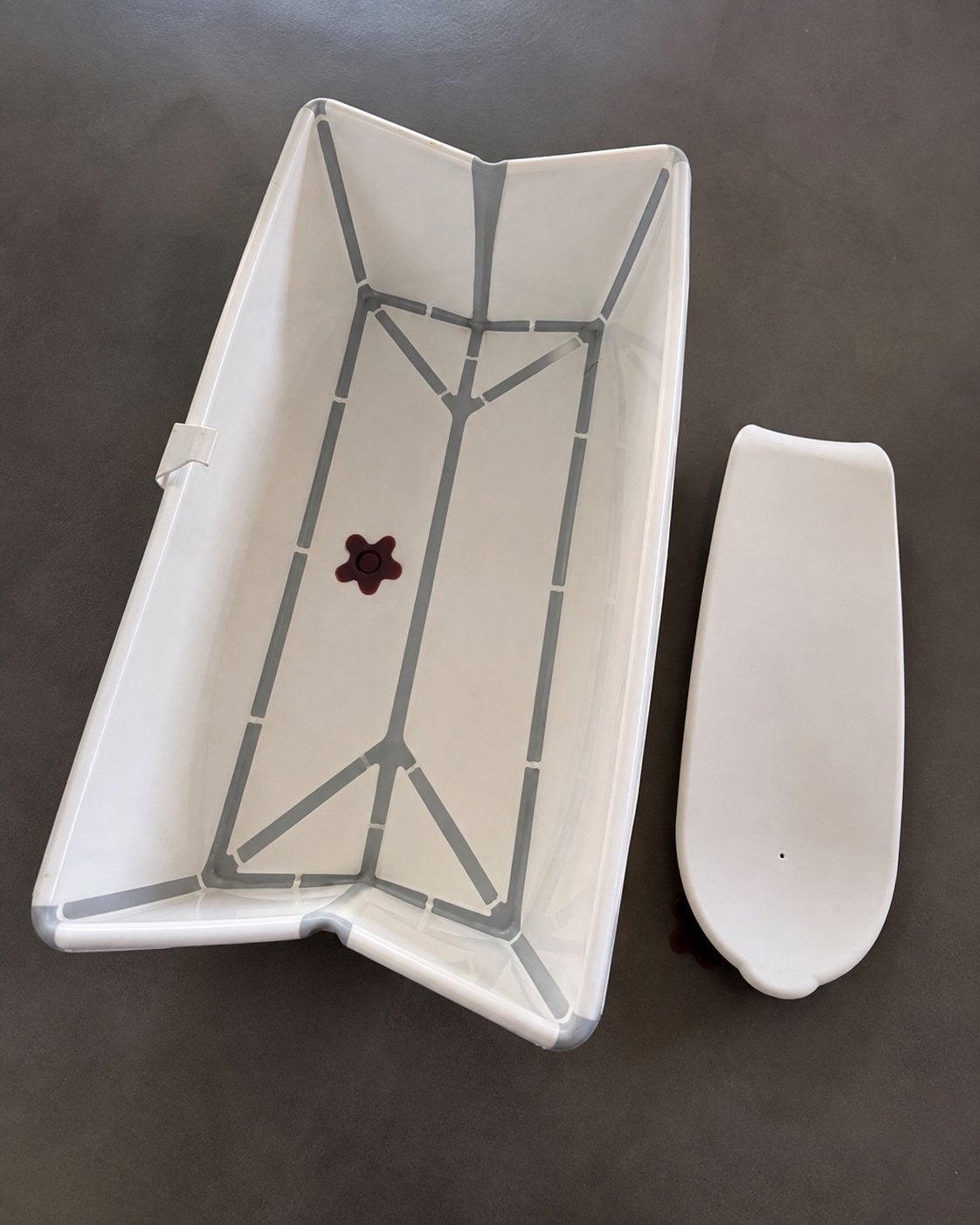 Stokke Flexi Bath met babyzitje - praktisch en ruimtebespare, Kinderen en Baby's, Badjes en Verzorging, Ophalen, Zo goed als nieuw