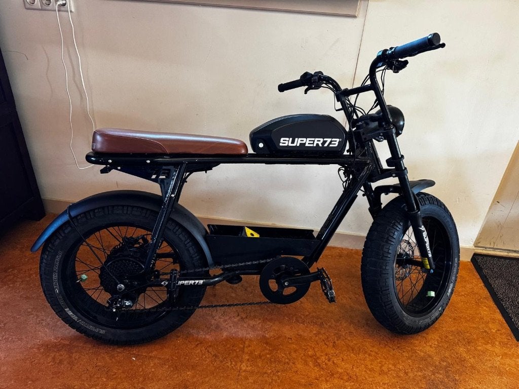 SUPER73 S2 Fatbike –1.145 km – nette staat – zwart/bruin, Zo goed als nieuw, 59 cm of meer, 50 km per accu of meer, Ophalen