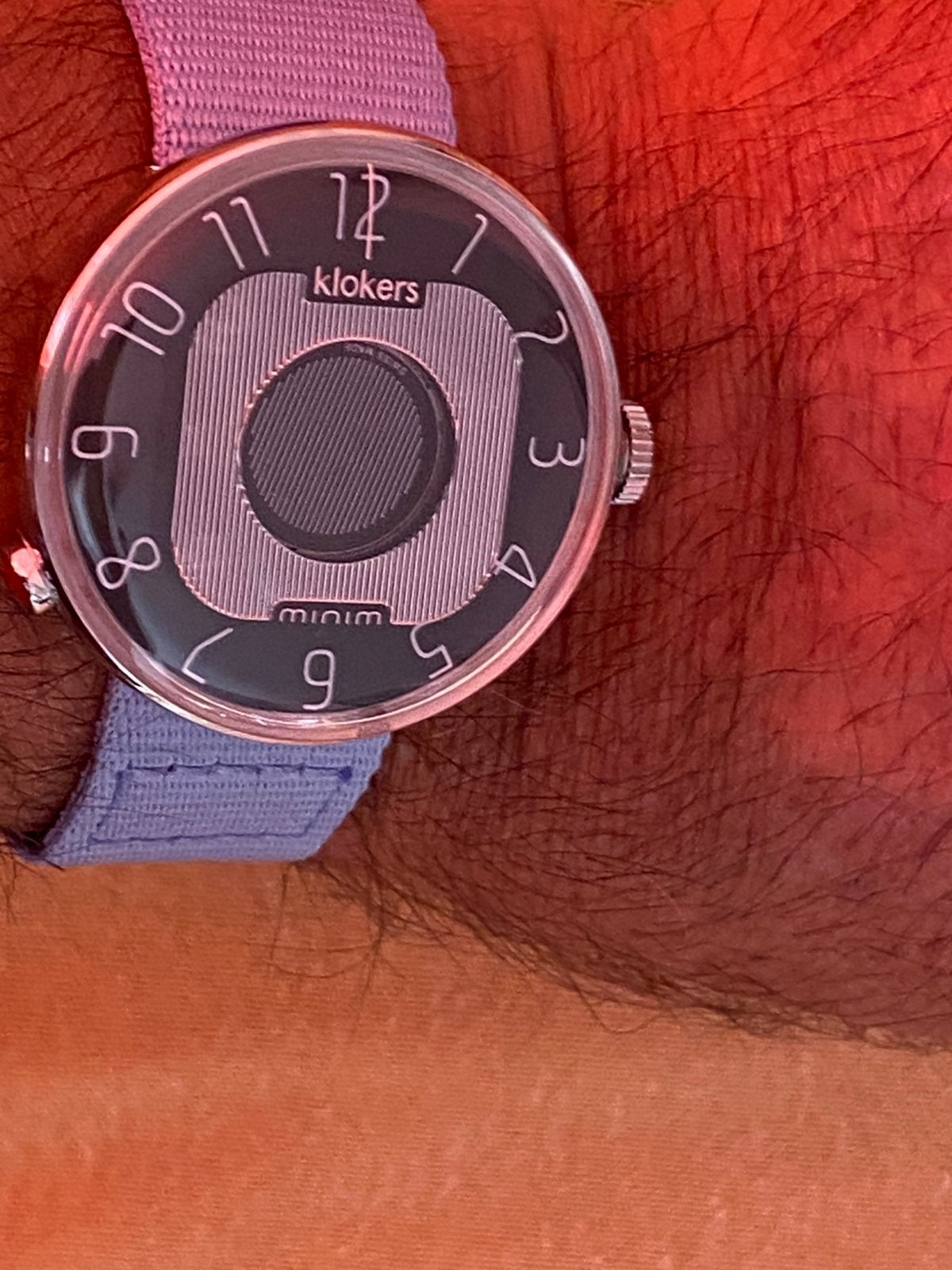 Zeer mooie nieuwe heren horloge merk klokers, Ophalen of Verzenden, Zo goed als nieuw, Zwart, Android