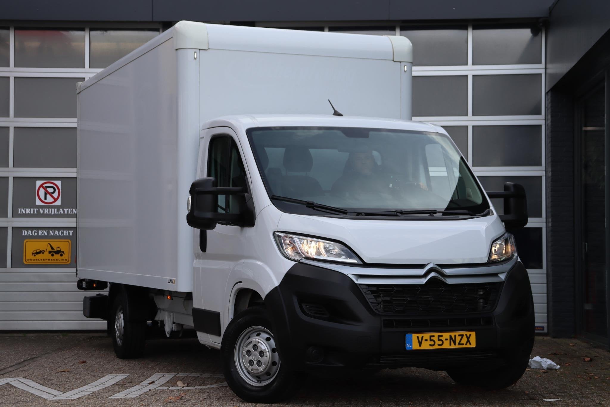 Citroen Jumper 2.2 BlueHDi 140 S&S L4 3.5t Bakwagen Dholland, Voorwielaandrijving, Stof, Gebruikt, Euro 6