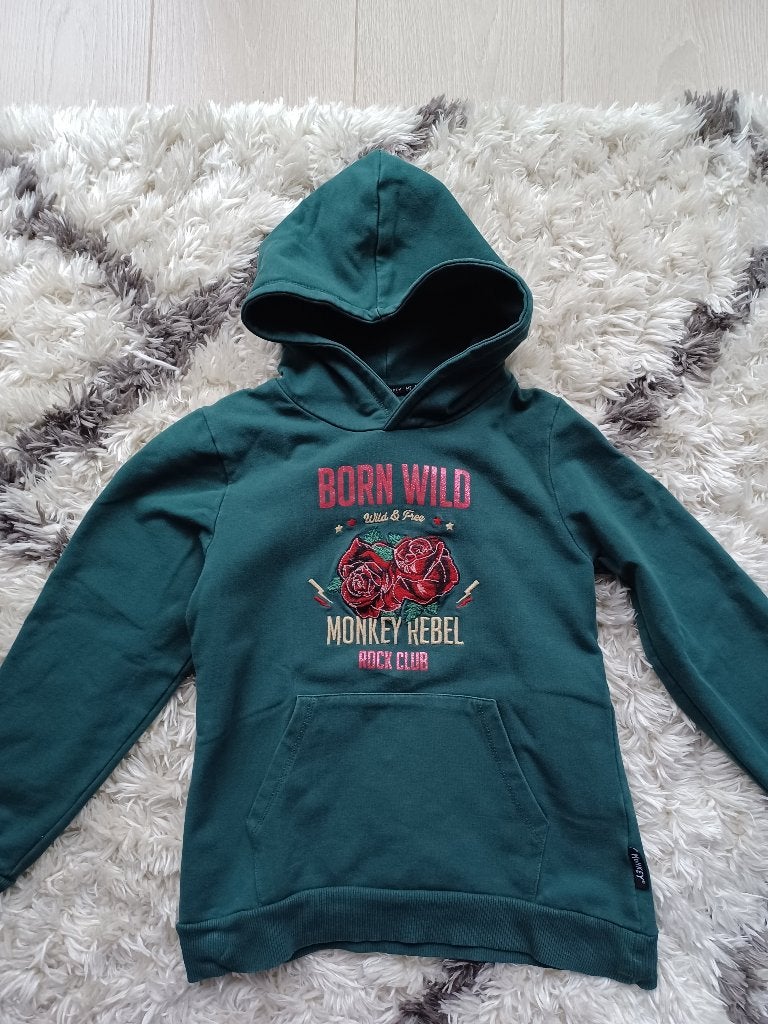 Trui / Hoodie maat 152 - Me and my monkey, Gebruikt, Meisje, Trui of Vest, Ophalen of Verzenden