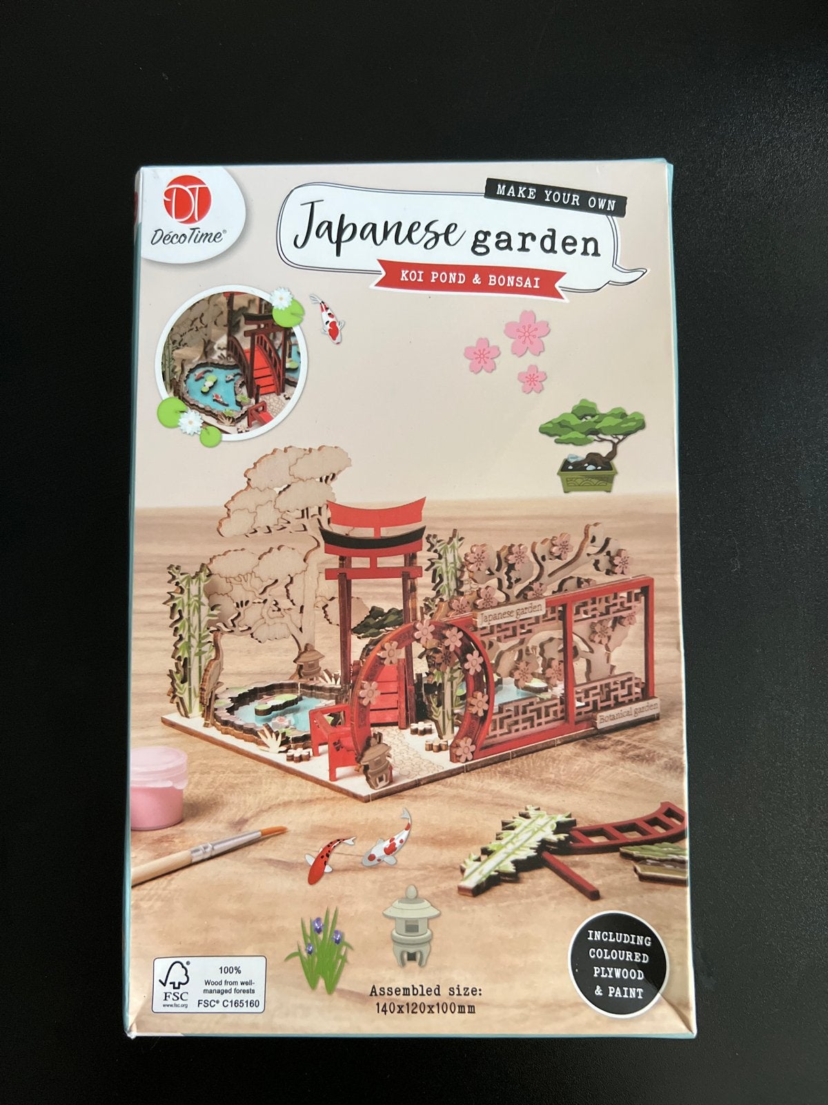 DIY Japanse Tuin Knutselset - Koi Vijver & Bonsai, Ophalen, Nieuw, Meerkleurig, Overige merken