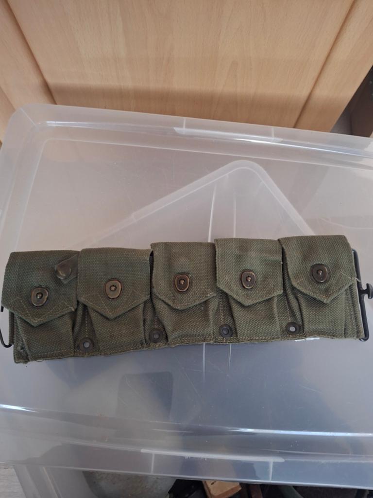 Od7 garand belt helft, Verzamelen, Militaria | Tweede Wereldoorlog, Ophalen of Verzenden