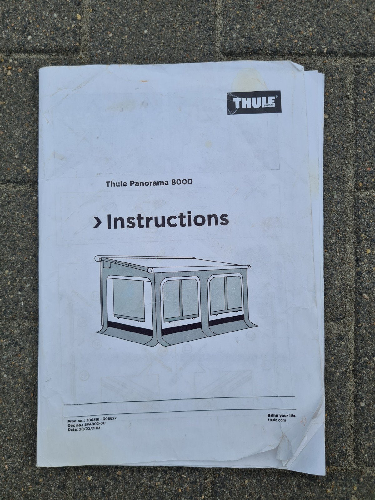 Thule panorama 8000 luifeltent 4,5meter of Omnisor 5800, Caravans en Kamperen, Camper-accessoires, Ophalen, Zo goed als nieuw