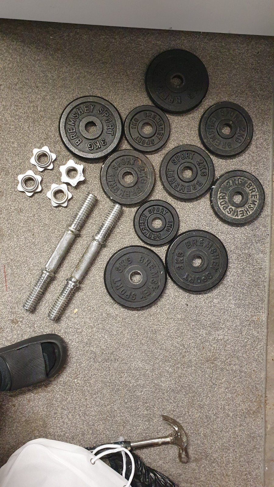 Dumbellset, Sport en Fitness, Fitnessmaterialen, Ophalen, Overige typen