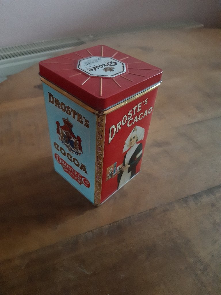 Blik Droste cocoa, Ophalen of Verzenden, Zo goed als nieuw, Overige, Droste