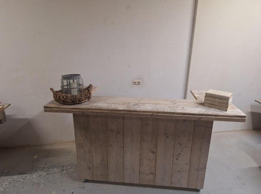 Steigerhout Douglas balie toonbank bar koffie bar, Ophalen of Verzenden