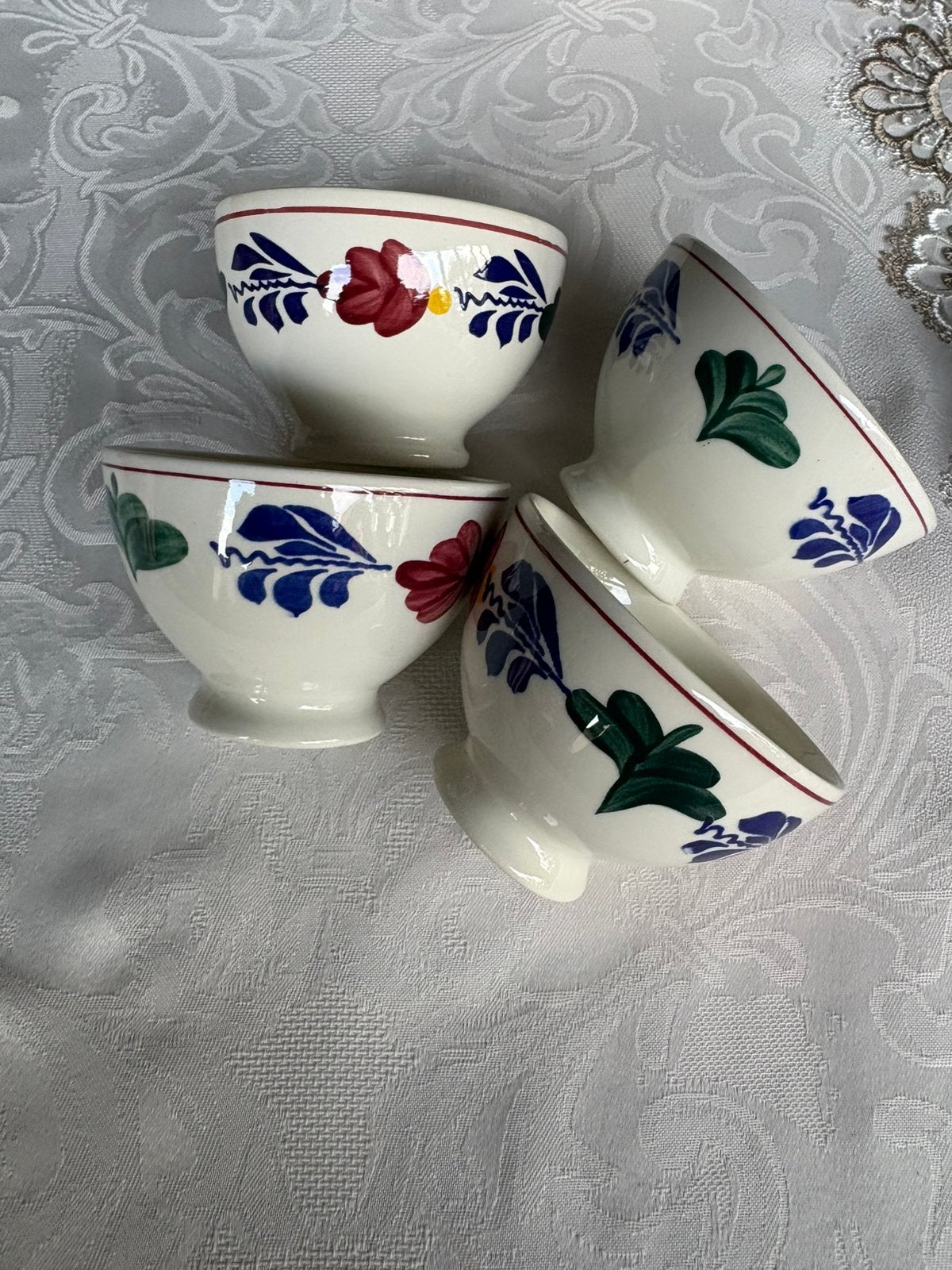 Boerenbont 4 schaaltjes, Ophalen, Zo goed als nieuw, Aardewerk, Schaal of Schalen