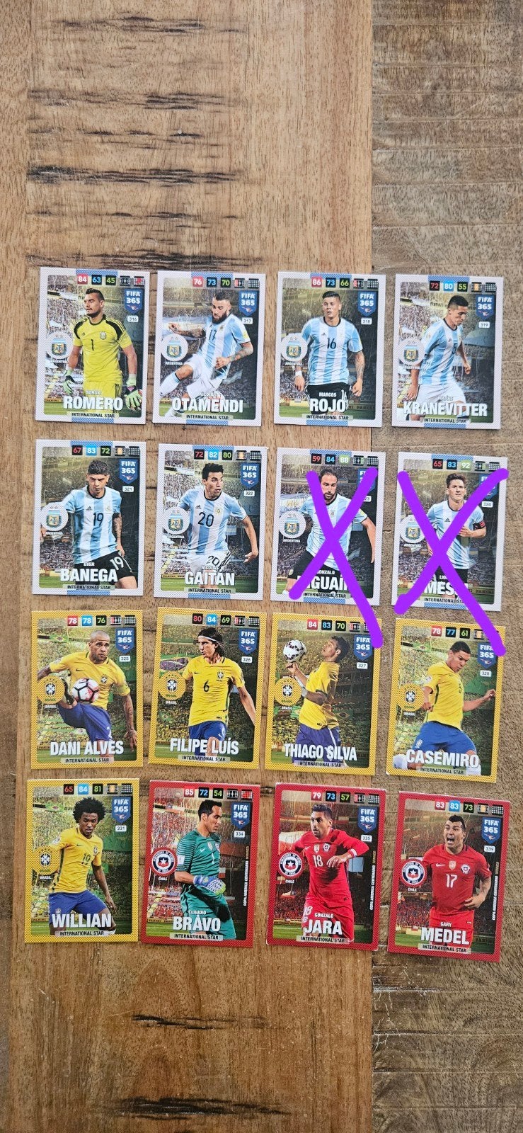 Panini FIFA 365 Adrenalyn XL 2016/2017, Ophalen of Verzenden, Zo goed als nieuw, Meerdere plaatjes