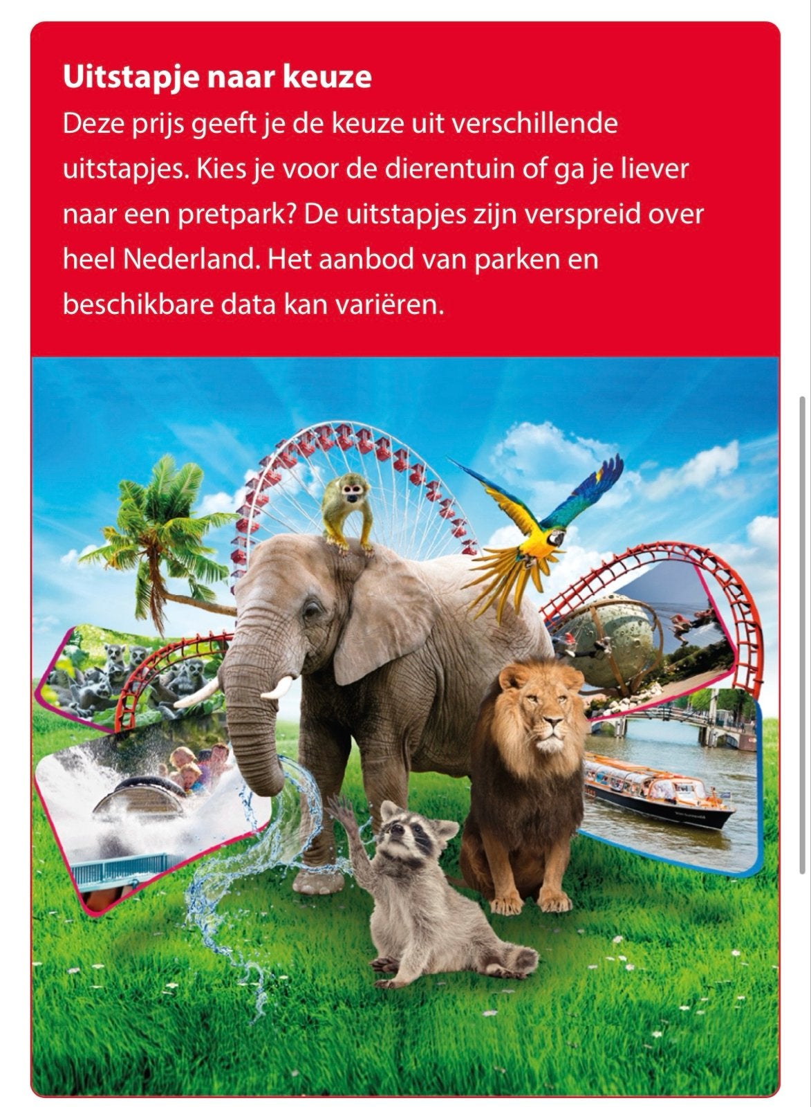 Uitstapje naar keuze voor 4 personen (ruim 75 opties!), Tickets en Kaartjes, Recreatie | Pretparken en Attractieparken, Drie personen of meer