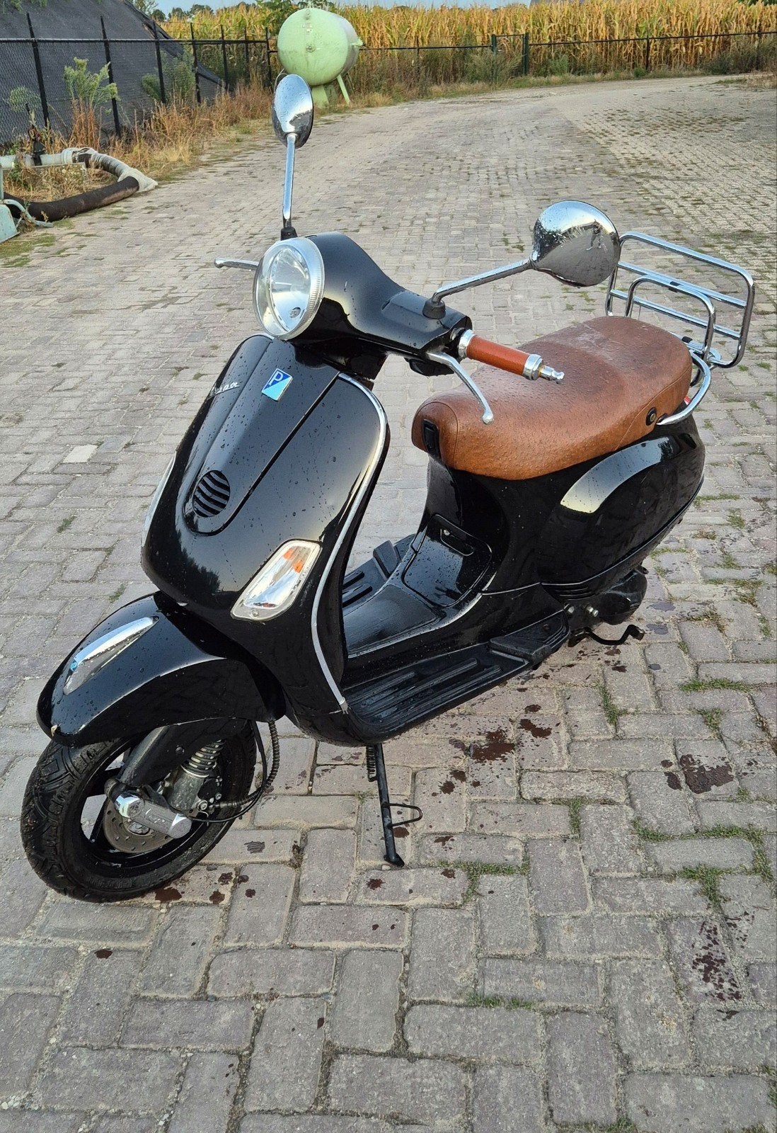 Vespa LX50 zwart 2t, Ophalen, Gebruikt, Maximaal 45 km/u, Benzine
