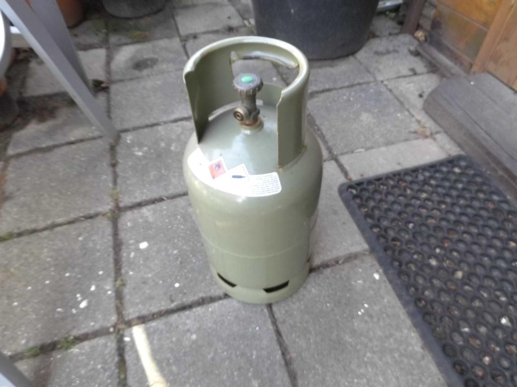 Lege gasfles 5 kg, Ophalen, Zo goed als nieuw