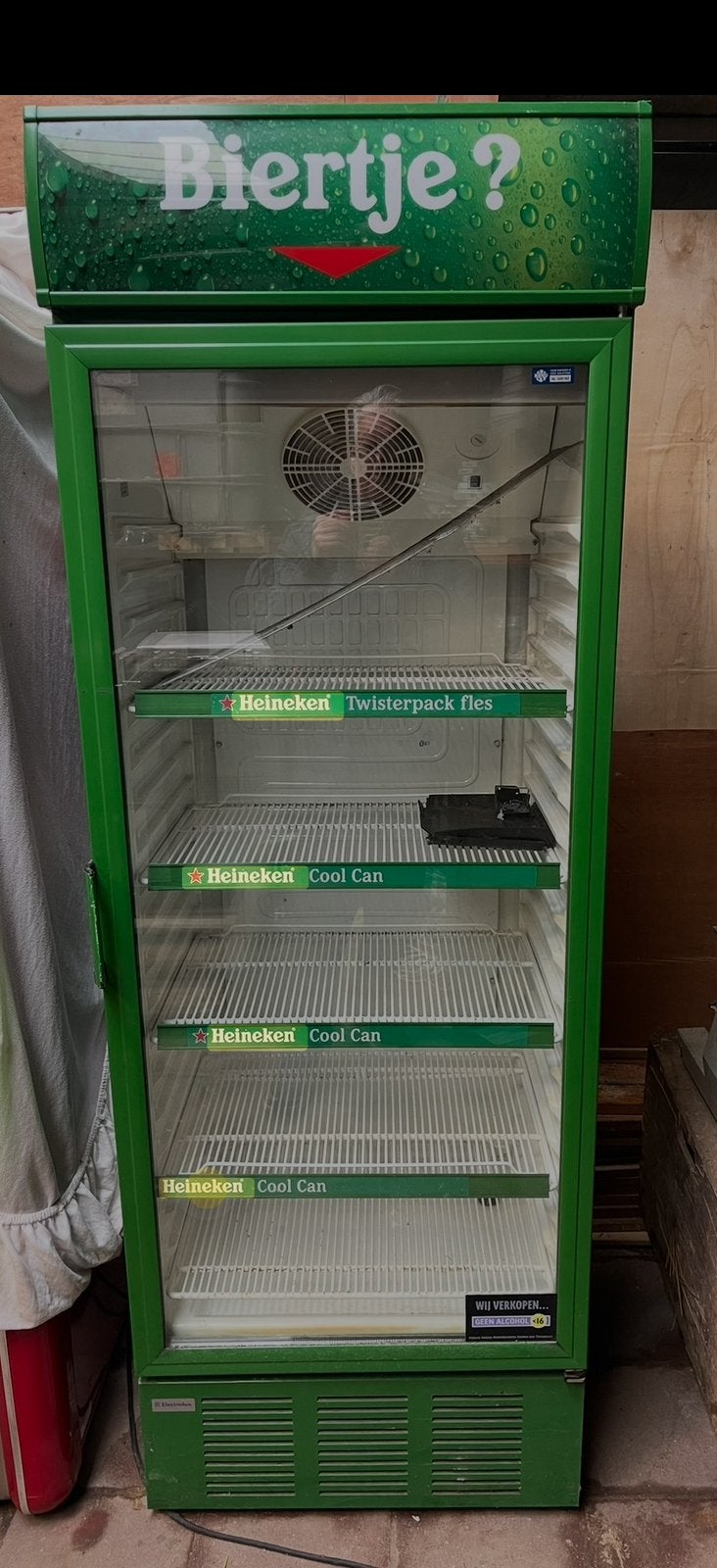 Heineken koelkast kapot, Ophalen, Zo goed als nieuw