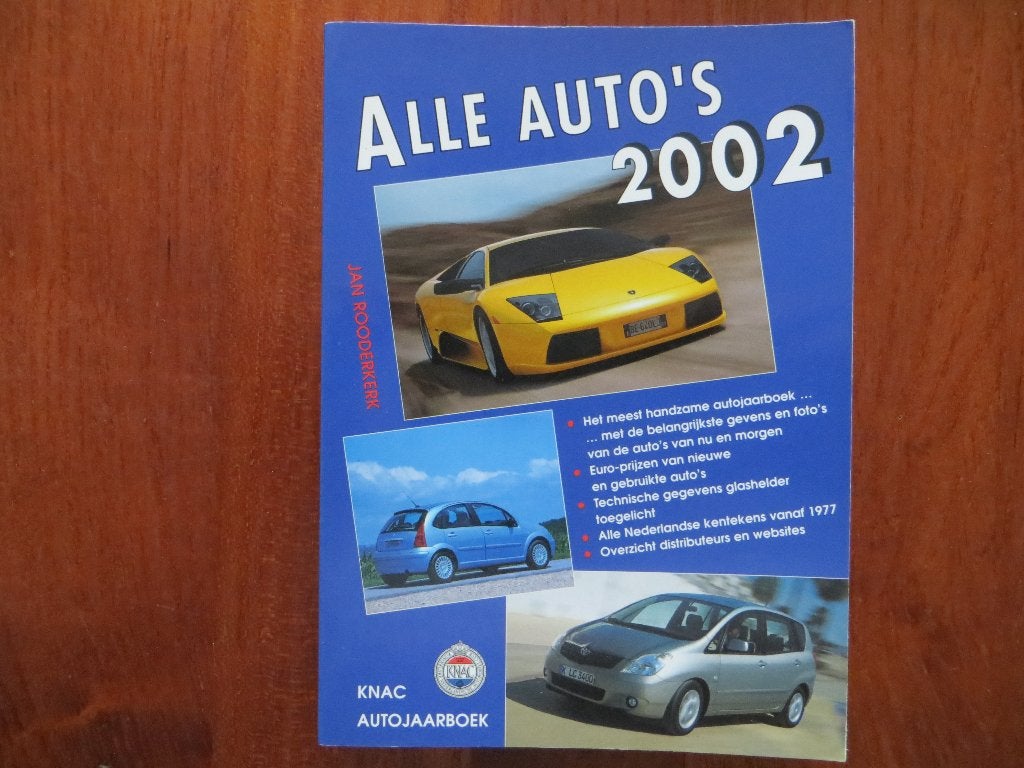 KNAC Autojaarboek: Alle Auto’s 2002, Ophalen of Verzenden, Nieuw, Algemeen