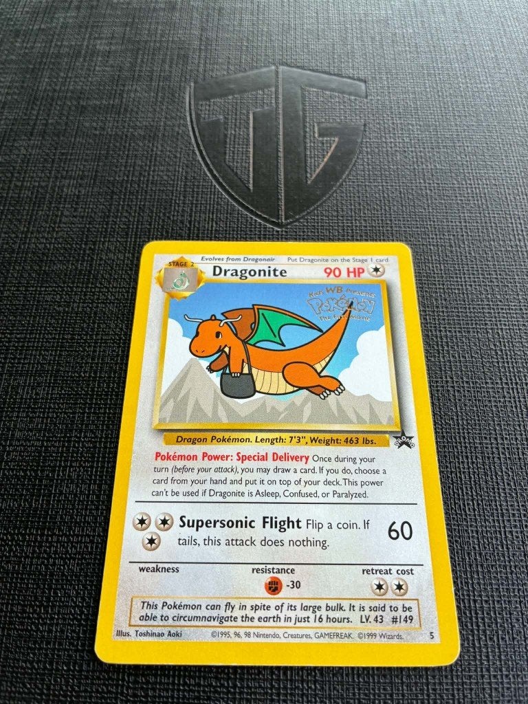 Dragonite - Black Star movie Promo, Ophalen of Verzenden, Zo goed als nieuw, Losse kaart