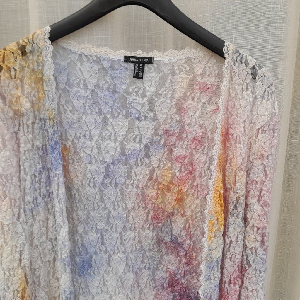 lang vest kantstructuur pasteltinten nieuw, Overige kleuren, Maat 42/44 (L), Nieuw, Ophalen of Verzenden