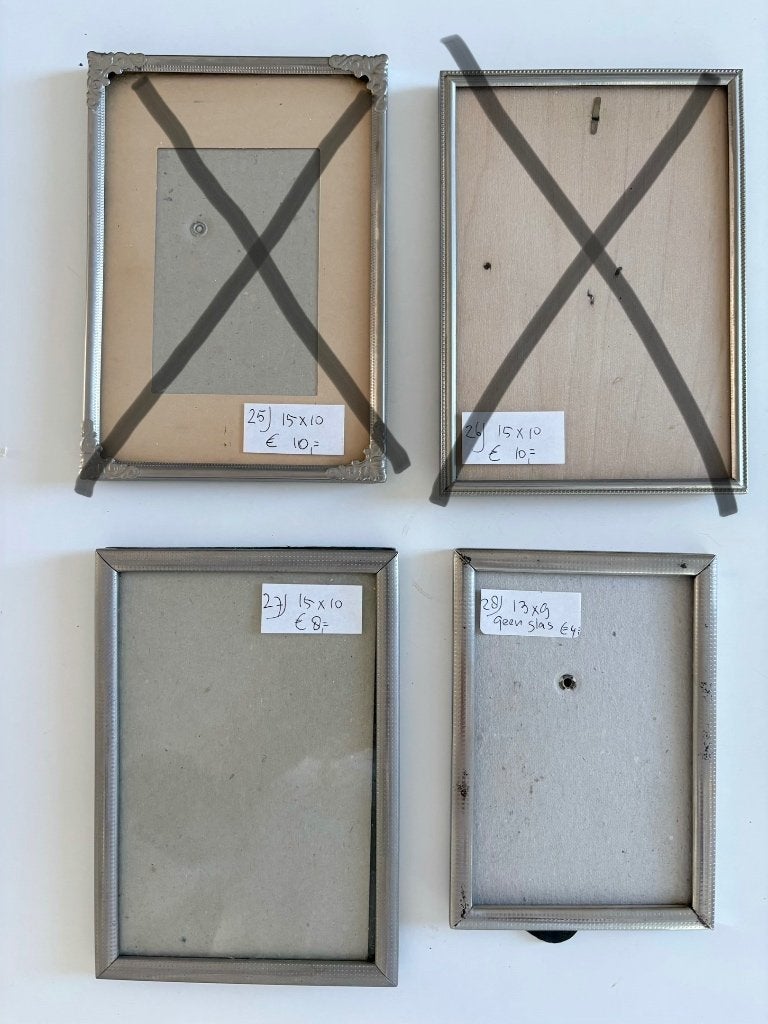 VINTAGE FOTOLIJSTJES VOOR EEN MUUR VOL HERINNERINGEN, Ophalen of Verzenden