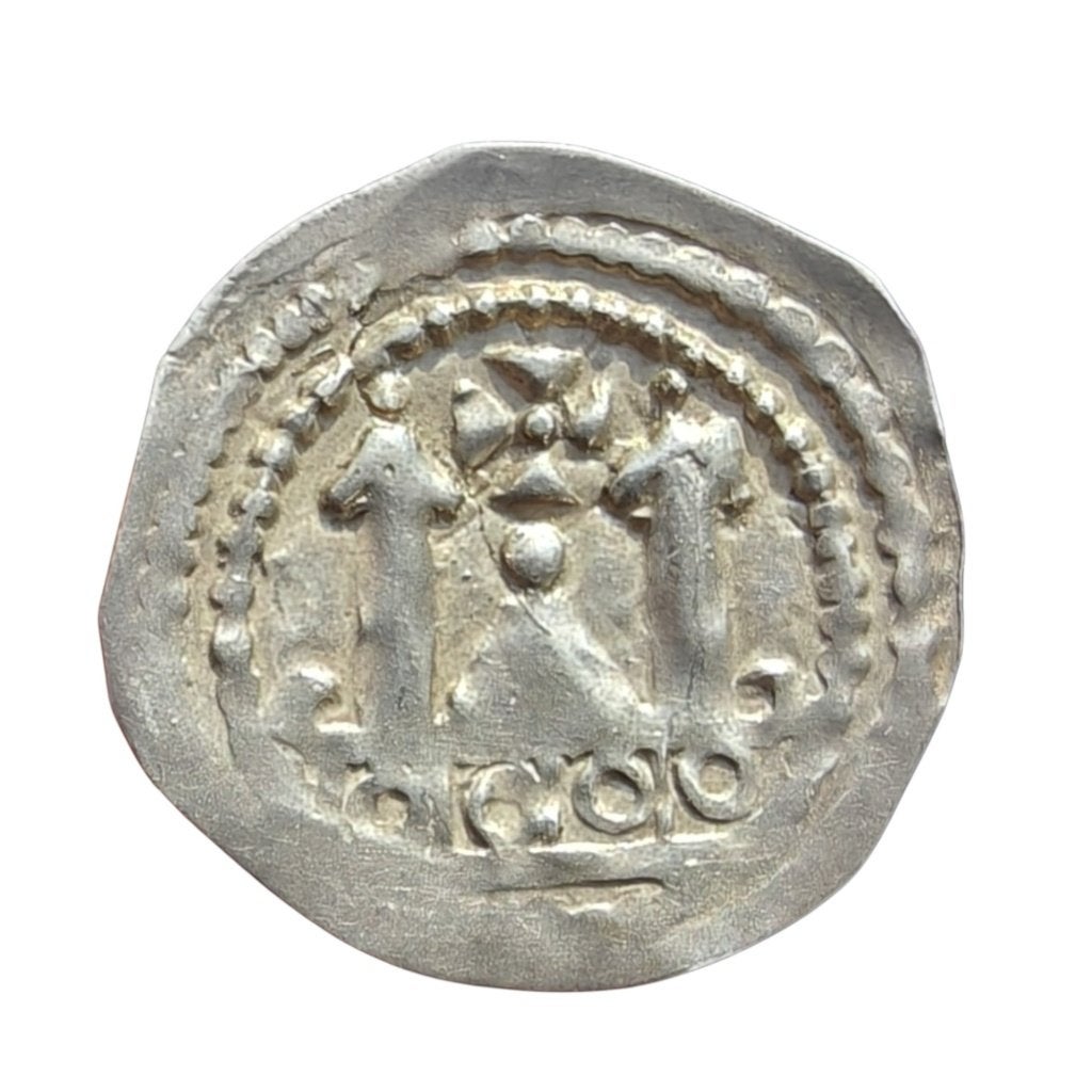 Pfennig 1183 tot 1200, Salzburg, Adalbert III, Ophalen of Verzenden, Oostenrijk, Losse munt, Zilver
