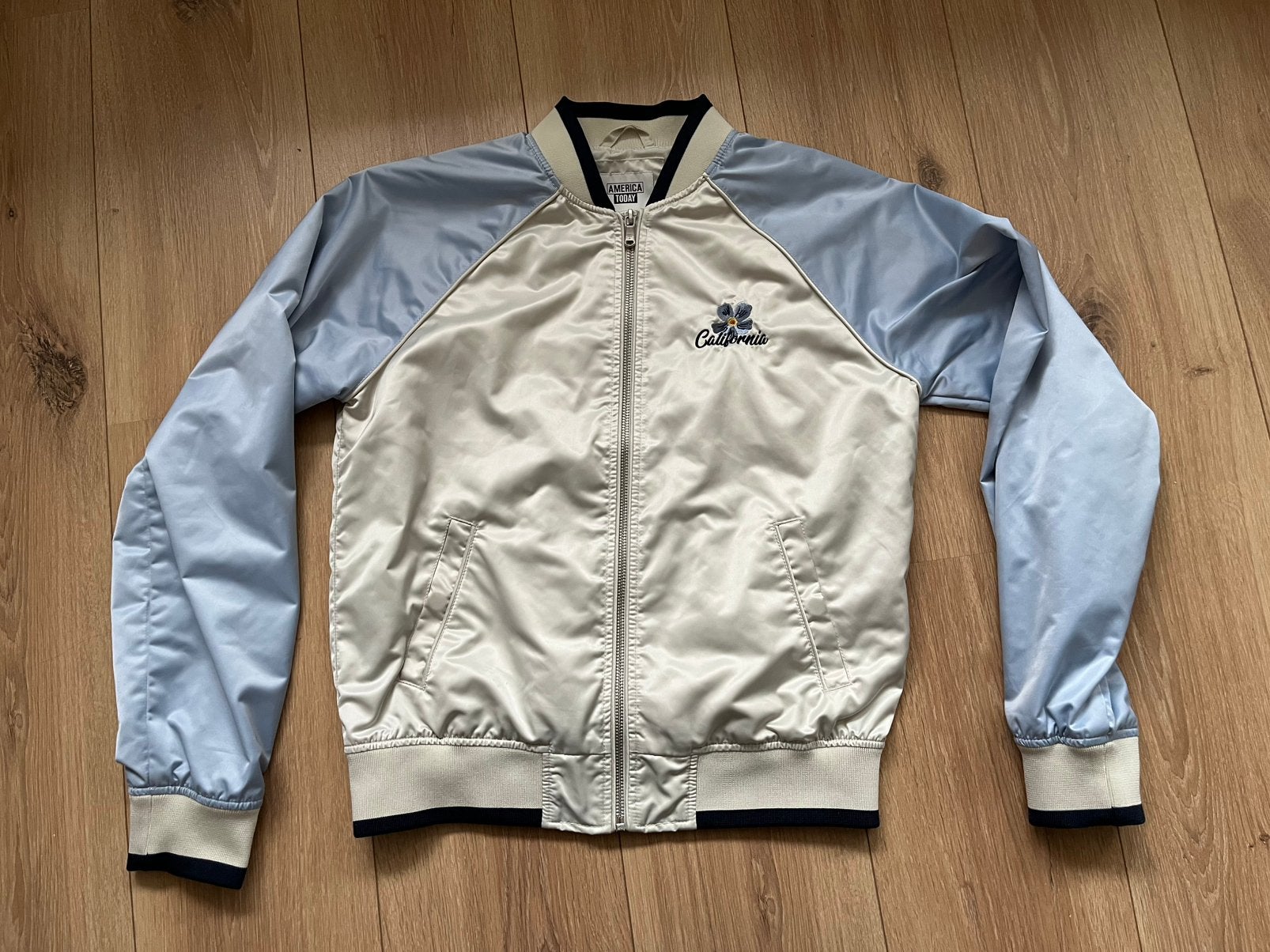Bomberjack America Today maat 170/176, Ophalen of Verzenden, Zo goed als nieuw, Maat 46 (S) of kleiner, Blauw