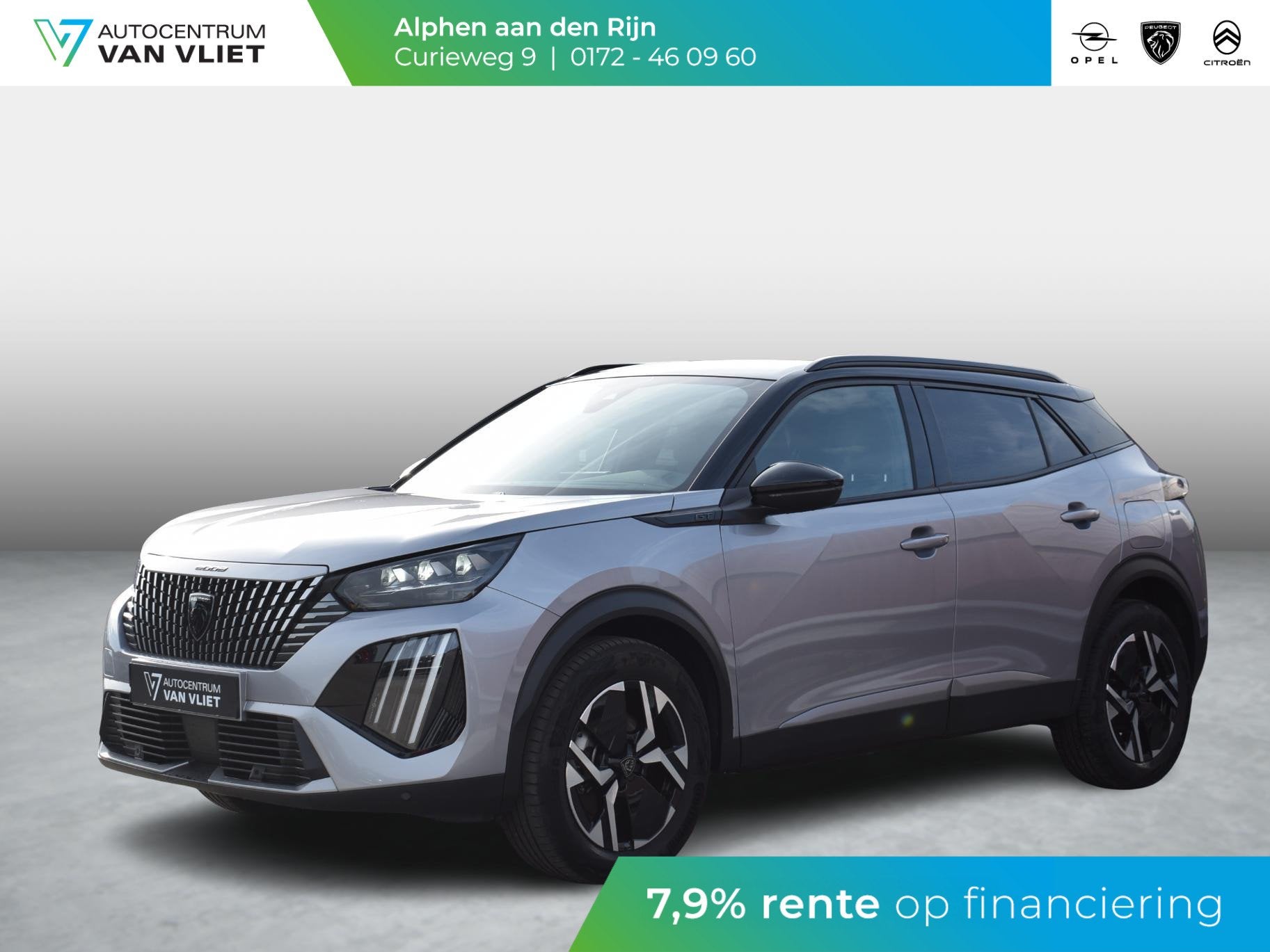 Peugeot 2008 1.2 Hybrid 136 GT | ACHTERUITRIJCAMERA MET SENS, Gebruikt, Euro 6, 1199 cc, Leder en Stof