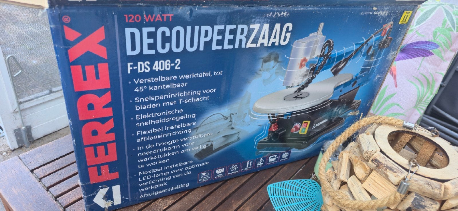 Decoupeerzaag, Ophalen, Ferrex, Decoupeerzaag, Zo goed als nieuw