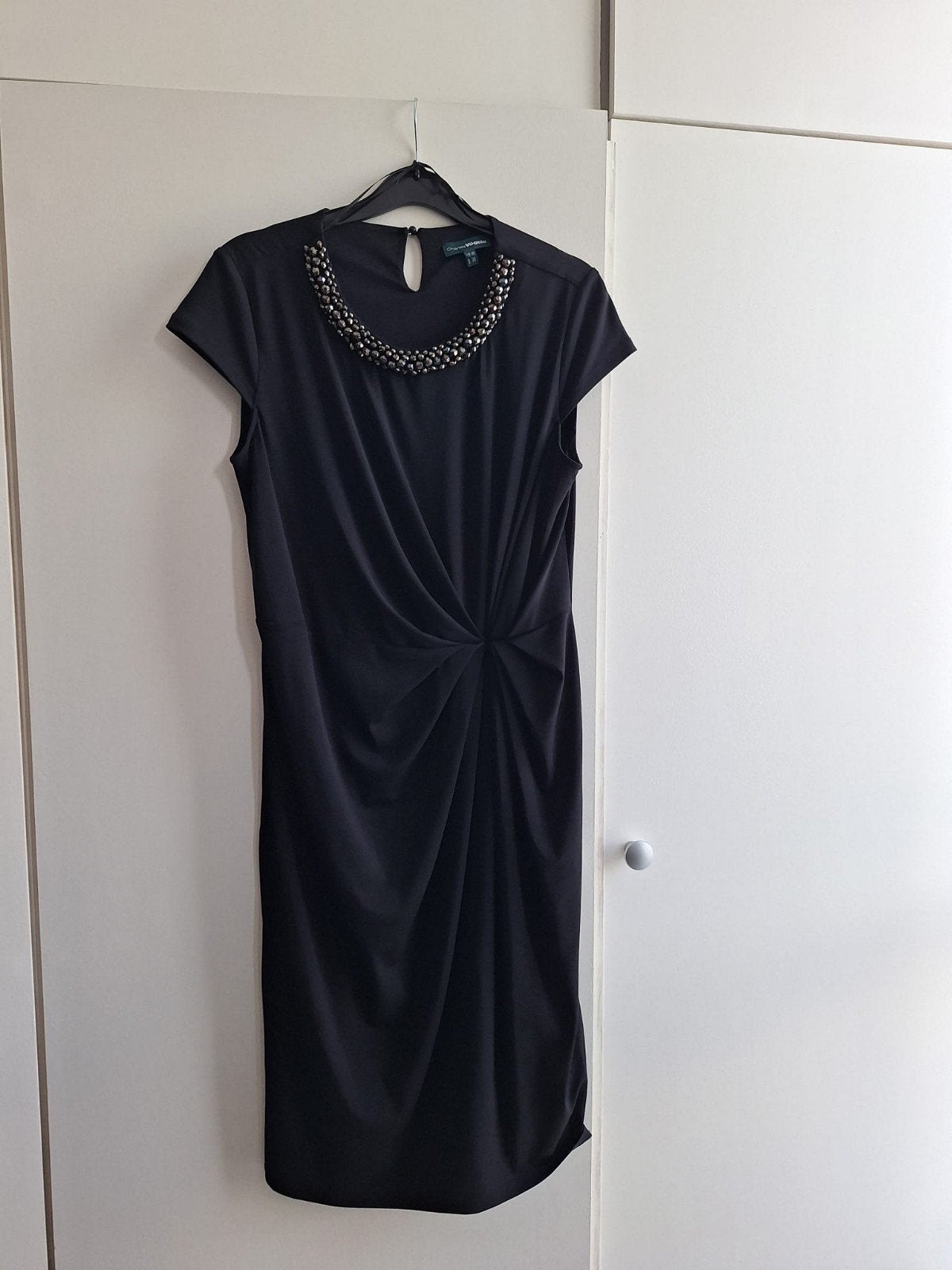 Vögele zwarte jurk maat M, Kleding | Dames, Maat 38/40 (M), Charles Vogele, Verzenden, Zwart