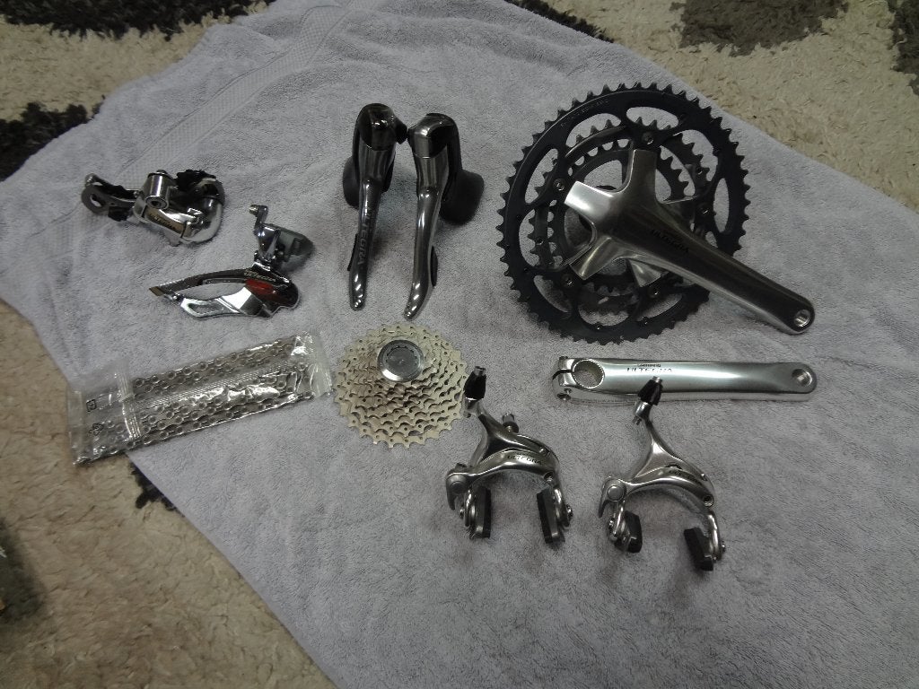 Nieuw shimano ultegra 10sp triple groep set, Ophalen of Verzenden, Nieuw, Overige typen