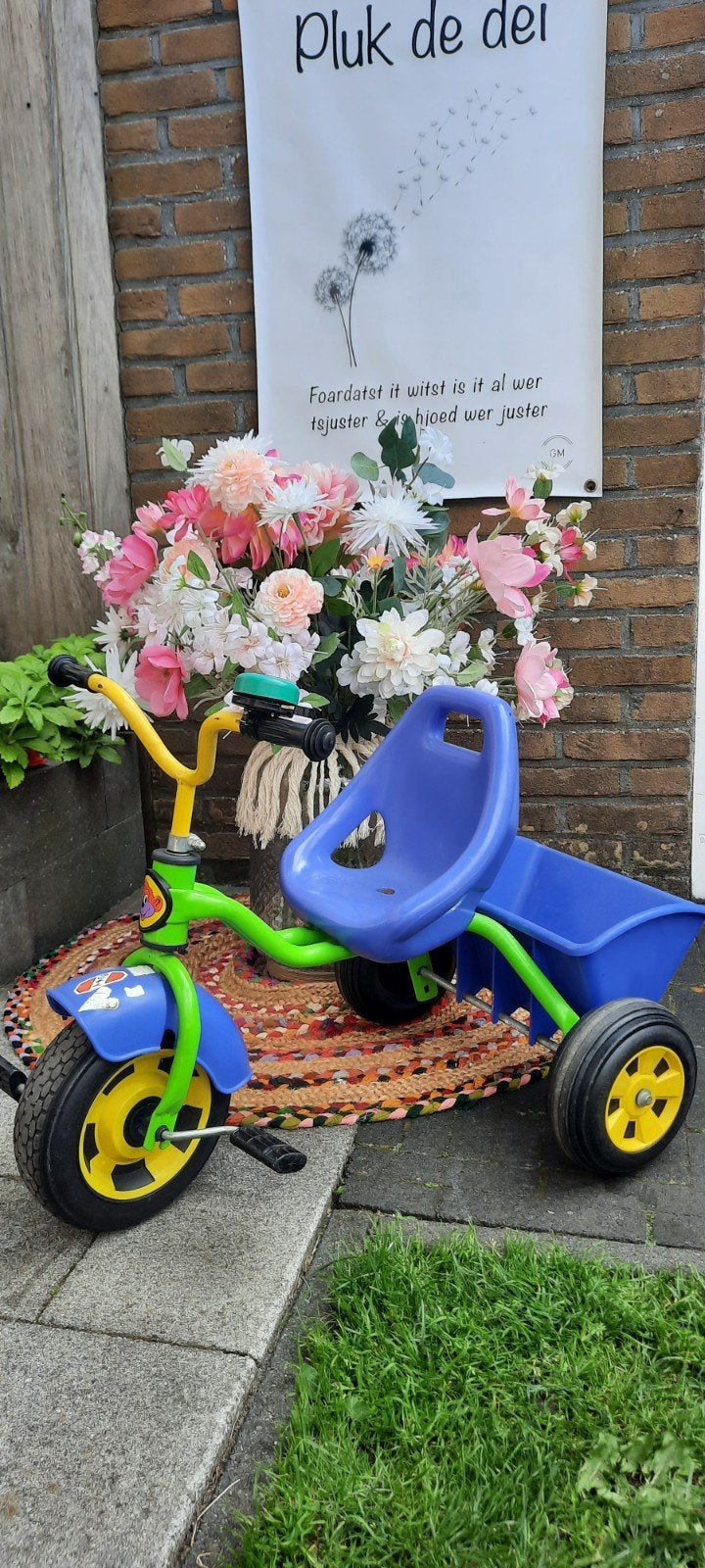 Puky Juppi driewieler trapfiets met vaste laadbak, Ophalen, Gebruikt