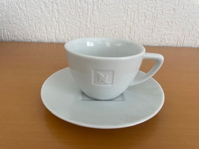 Nespresso Ritual Lungo Kop en Schotel, Overige merken, Ophalen of Verzenden, Zo goed als nieuw, Overige stijlen