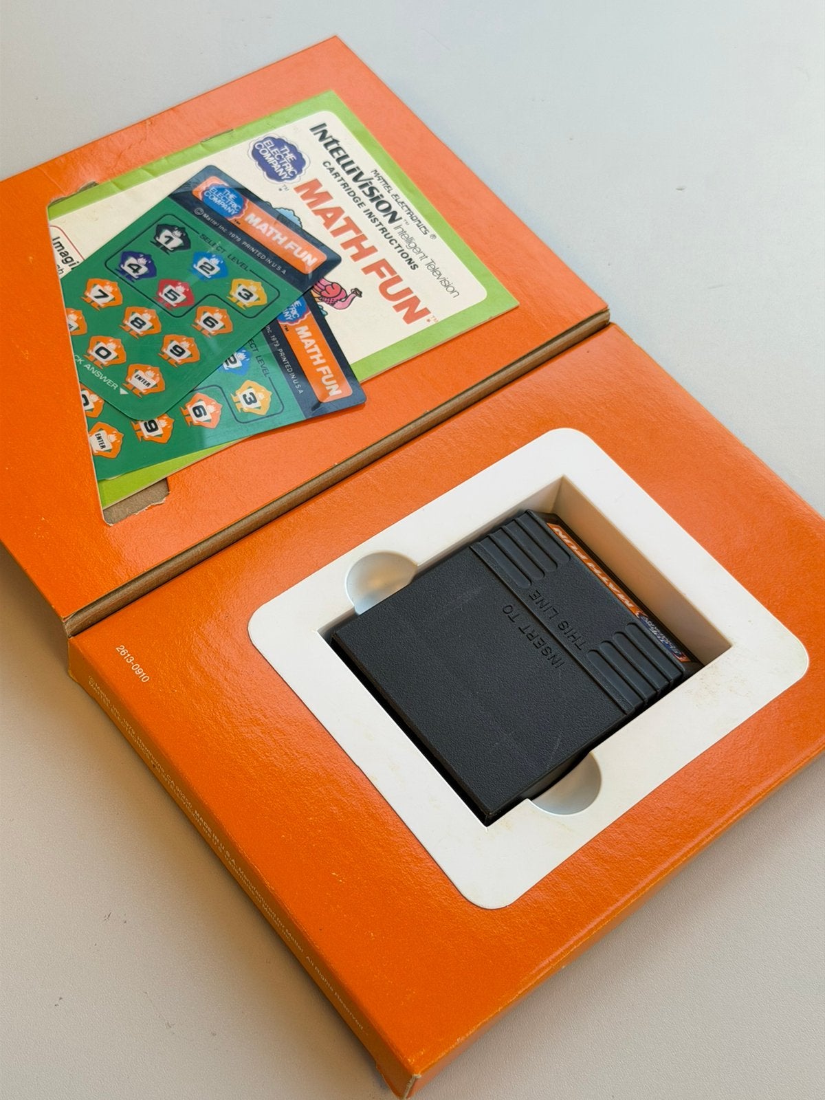 Electric Company Intellivision Math Fun game CIB Mattel 1979, 1 speler, Ophalen of Verzenden, Zo goed als nieuw, H
