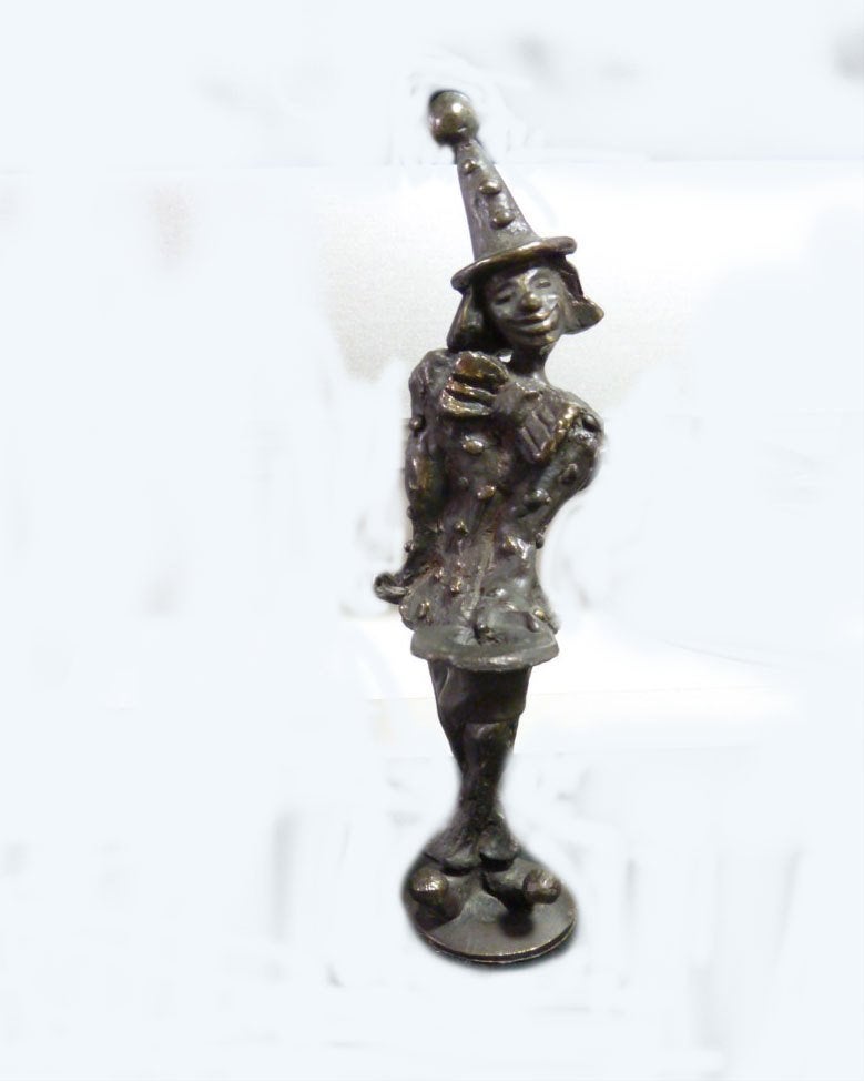 Clown Brons, Antiek en Kunst, Ophalen of Verzenden