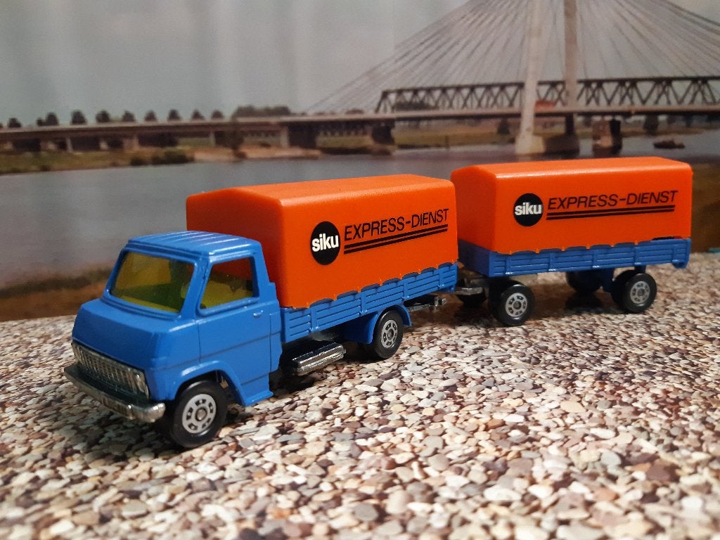 siku Hanomach siku express, Ophalen of Verzenden, Zo goed als nieuw, Bus of Vrachtwagen, SIKU